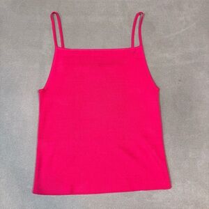 Anthropologie Women’s Sweater Tank Top Pink Size Large EUC